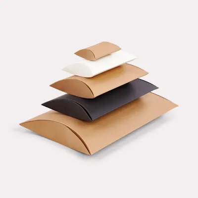 Beispielfoto: Kissenverpackungen unbedruckt