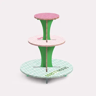 Beispielfoto: Etagere-Display
